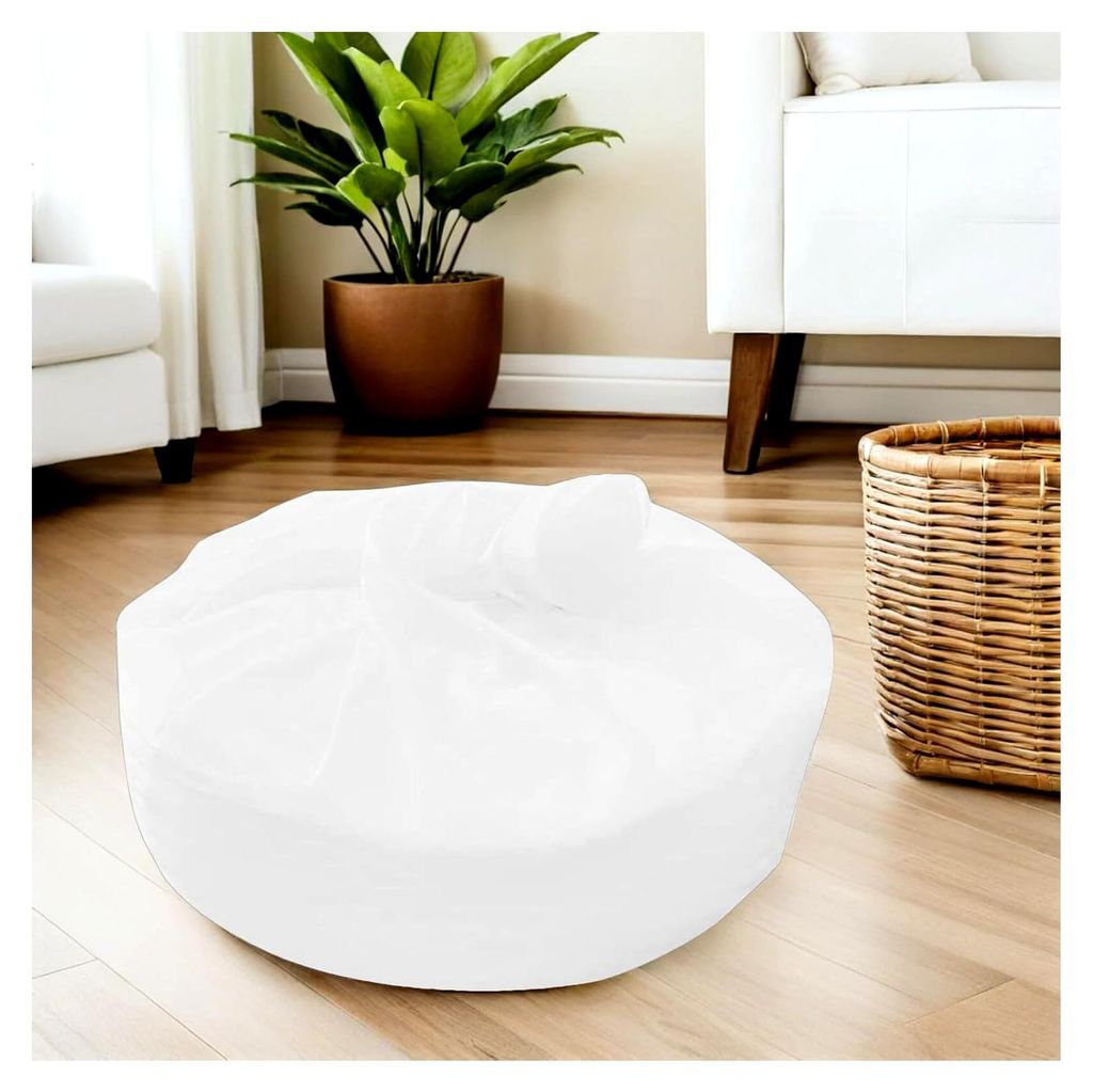 Sitzsack Innenbezug ohne Füllung 120x120x110cm aus atmungsaktivem Netzgewebe, Ersatzpolster für Sitzsäcke und Lounge-Möbel, herausnehmbar und p...