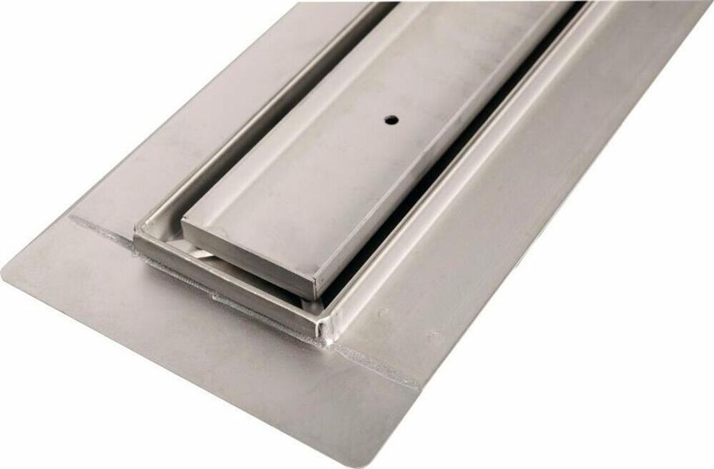 MANUS PIASTRA Bodenrinne aus Edelstahl mit Rost für Fliesen, L-650, DN50