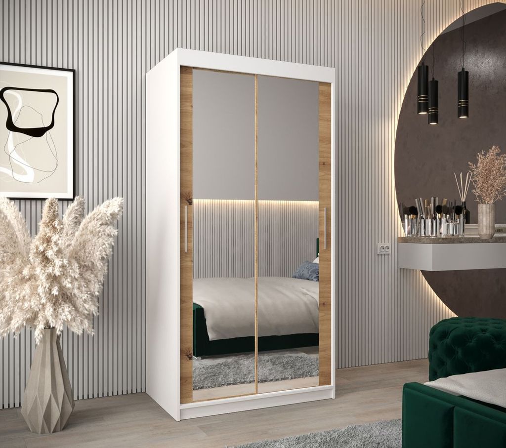 Schwebetürenschrank mit einer Breite von 100 cm TIMEA 3 – Produktbild 