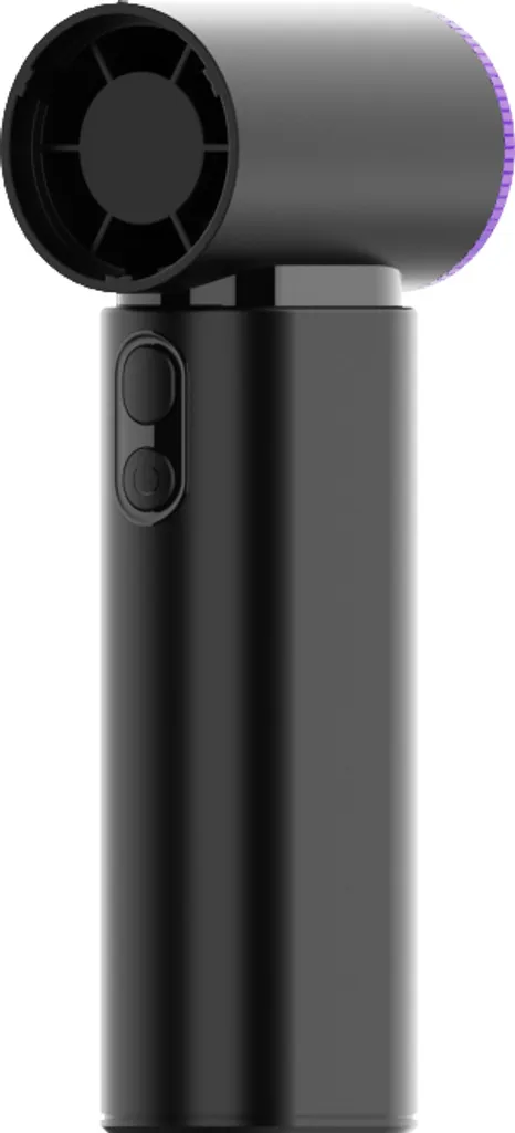 INF Mini Ventilatore GY01 Hurricane Force Potente e Portatile Nero USB