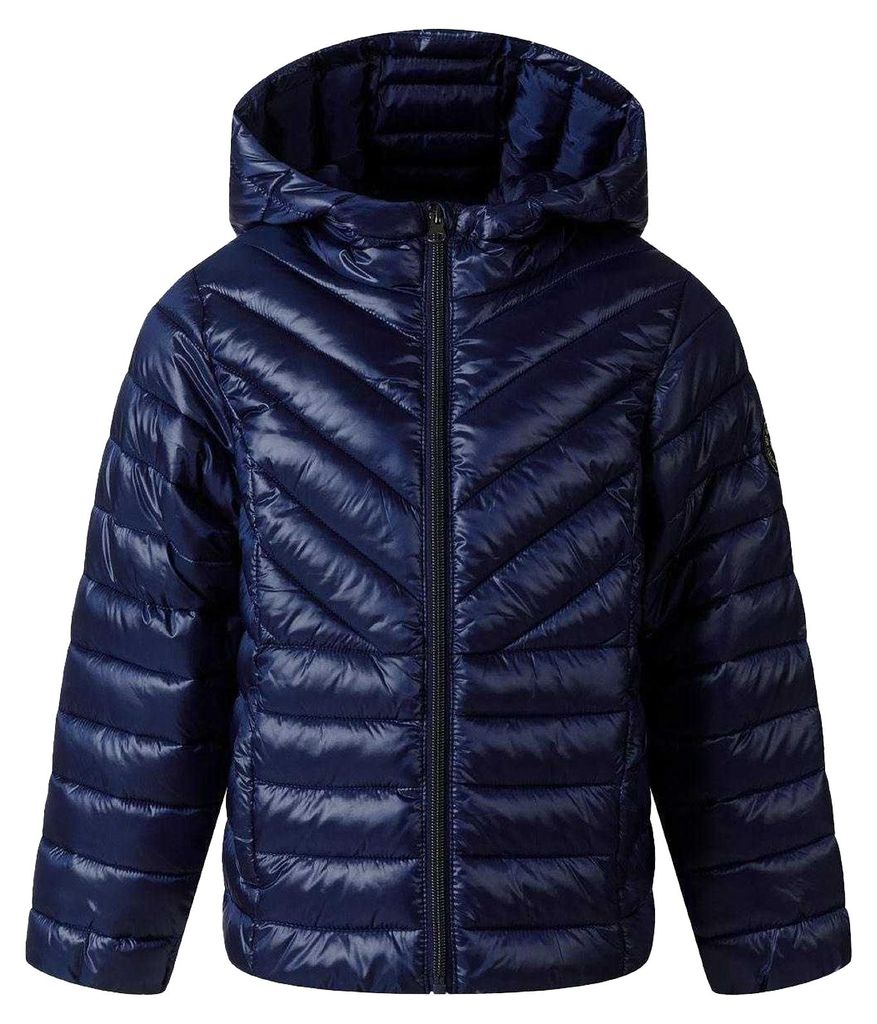 Minoti - Steppjacke für Mädchen, mit Kapuze MN457 (98) (Marine)