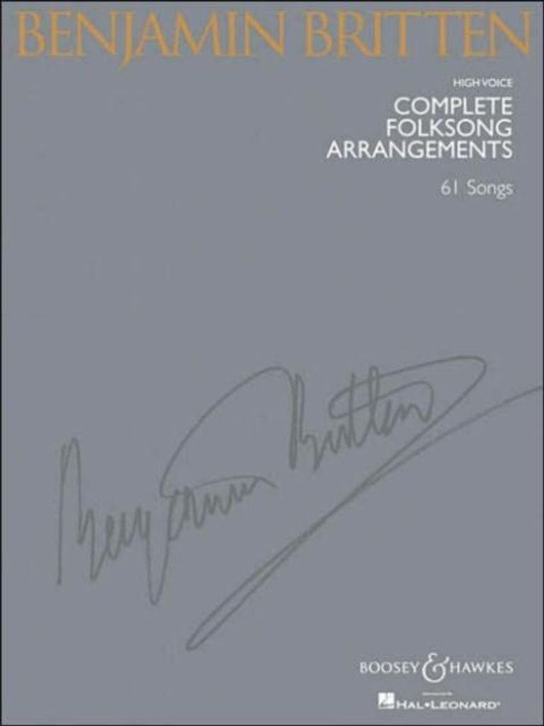 Complete Folksong Arrangements - 61 Songs