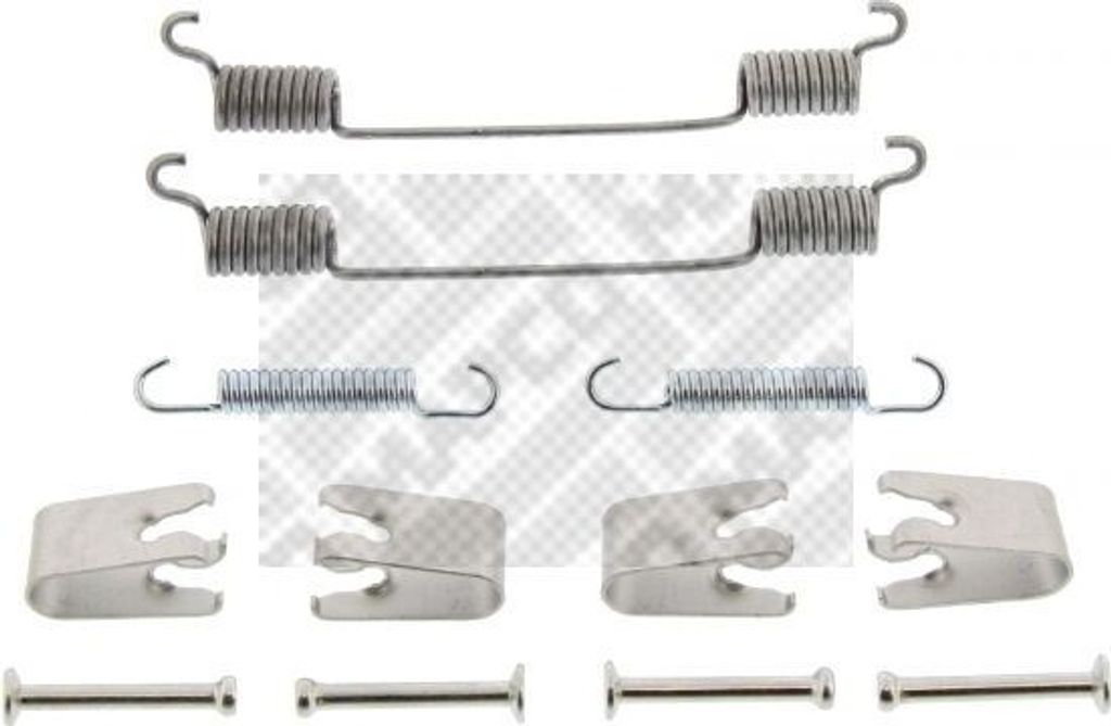 MAPCO Zubehörsatz Bremsbacken 9141 Hinten für FIAT DUCATO Kasten (244)