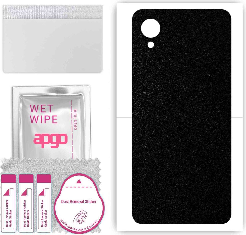 apgo Rückseite Schutzfolie, Skin, kompatibel mit Samsung Galaxy A23 5G SC-56C, Hinten Displayschutzfolie aus Vinylfolie, kratzfest, einfache Monta...