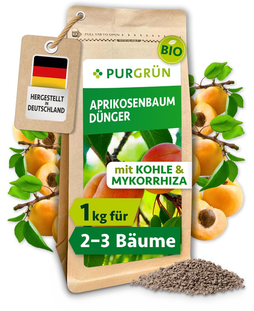 Purgrün -Aprikosenbaum-Dünger 1 kg Produktbild 