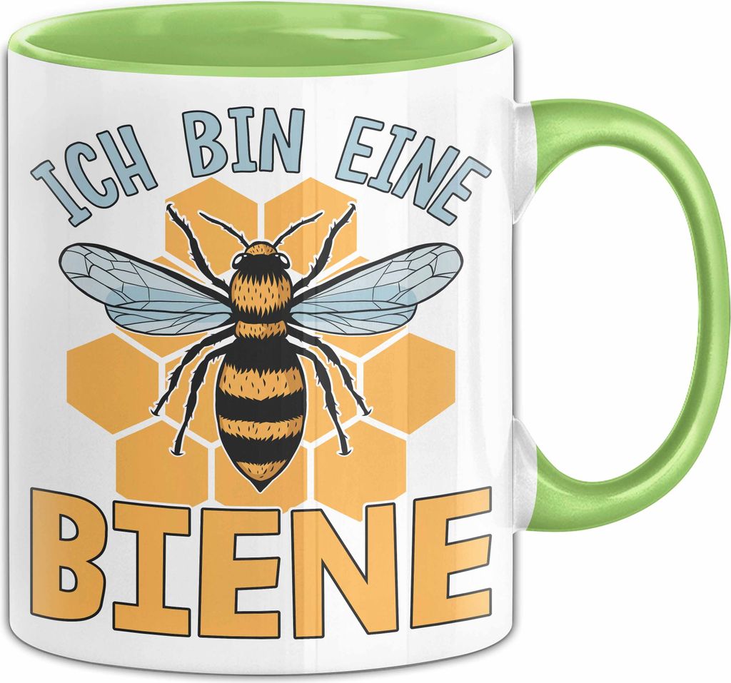 Imker Tasse Geschenk Ich Bin Eine Biene Geschenkidee Bienen-Liebhaberin (Grün)