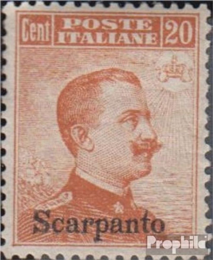 Briefmarken Ägäische Inseln 1912 Mi 11XI postfrisch Produktbild 