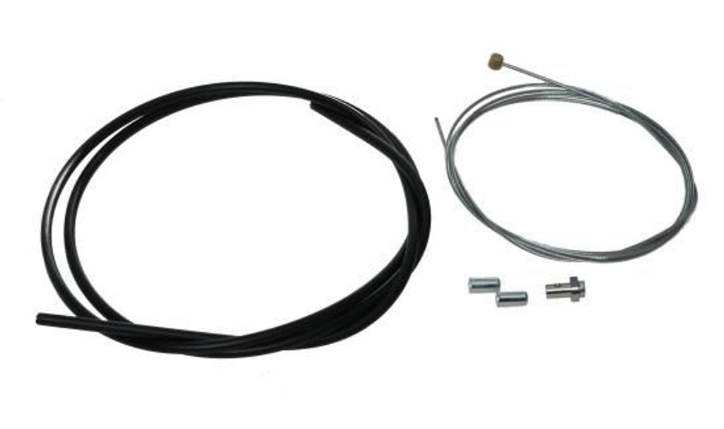 Universal Schaltzug Set inkl. Nippel 1,50 x 1600 mm schwarz für Hercules Puch Kreidler Zündapp