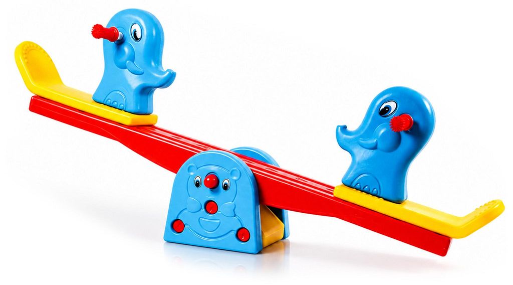 Aga4Kids Kinderschaukel Elefant, Doppelschaukel, Spielplatzschaukel für 2 Kinder – Gartenschaukel aus PE-Kunststoff, wetterfest, bis 25 kg, ab 3...