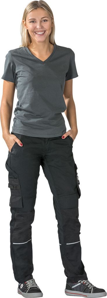 PLANAM Norit Damen Bundhose 6418-weiß/zink  Größe 34 Produktbild 