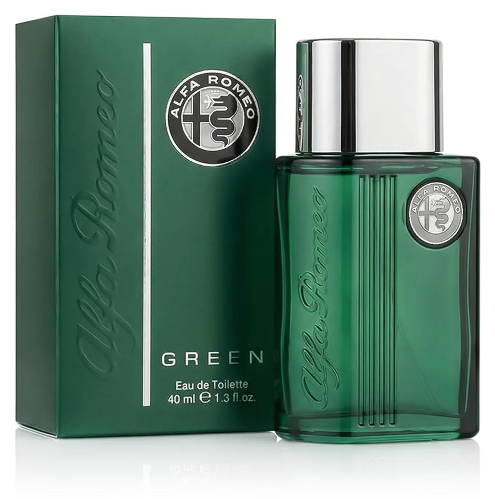 Alfa Romeo Green Eau de Toilette 40 ml Homme aux Notes Boisées et Vertes