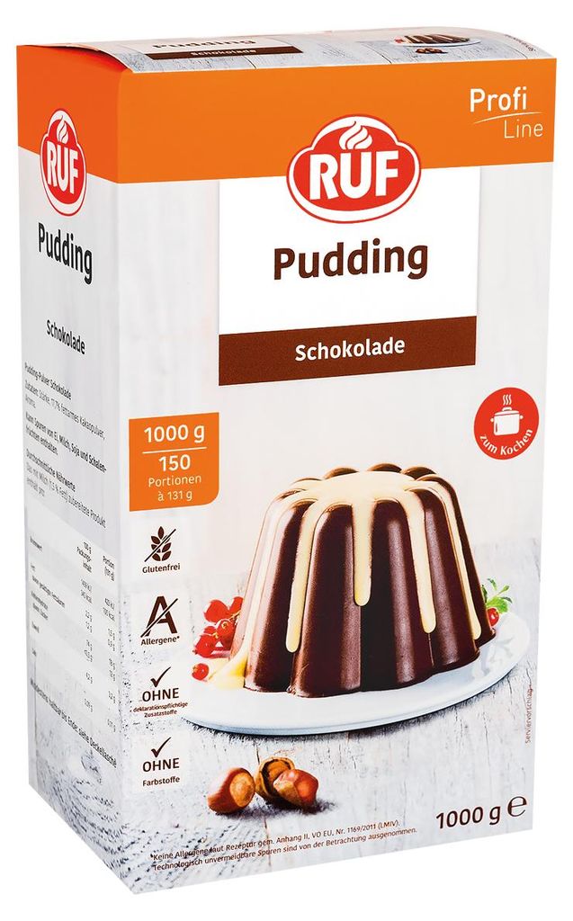 RUF čokoládový pudink v prášku v sypkém balení lahodně Obrázek produktu 
