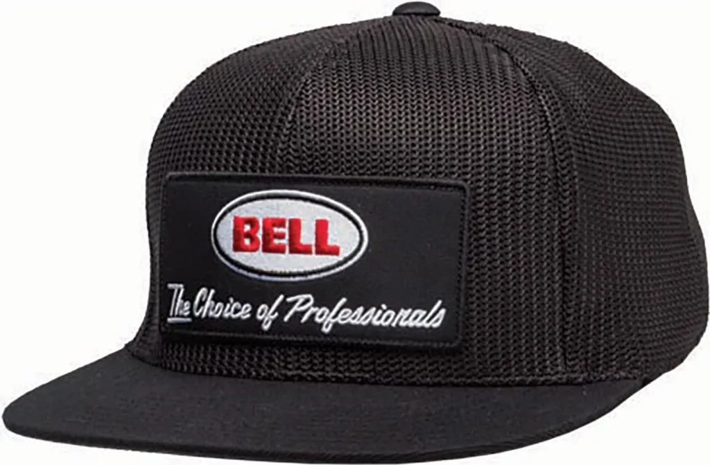 Cappellino Bell Snapback Uomo Nero - Visiera Piatta Originale Bell