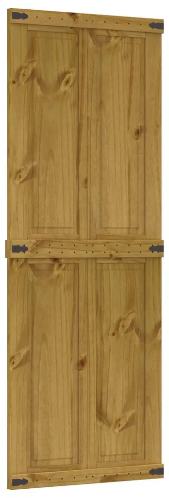 Porte de Grange pour Intérieur en Bois 70x210 cm Gain d'Espace