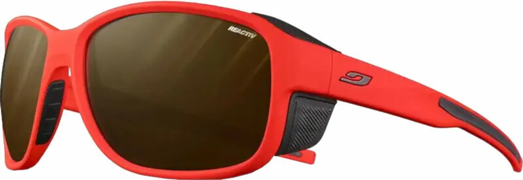 Lunettes Outdoor Julbo Montebianco 2 avec Coques Amovibles Orange Noir