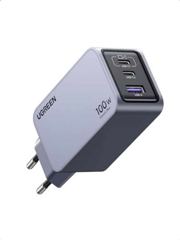 Caricabatterie Ugreen Nexode Pro 100W, Gan, Usb + 2X Usb-C Immagine del prodotto 