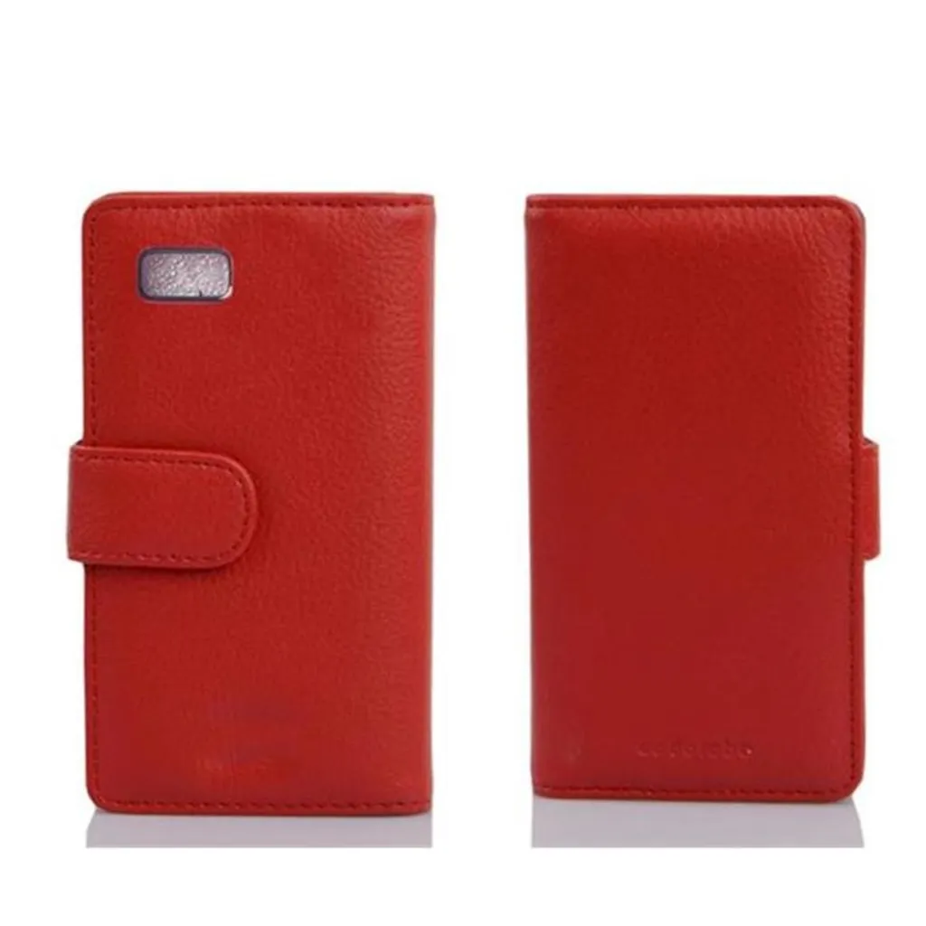 Cadorabo custodia protettiva per HTC Desire 600 custodia in viola flip case custodia del telefono cellulare copertura in Similcuoio