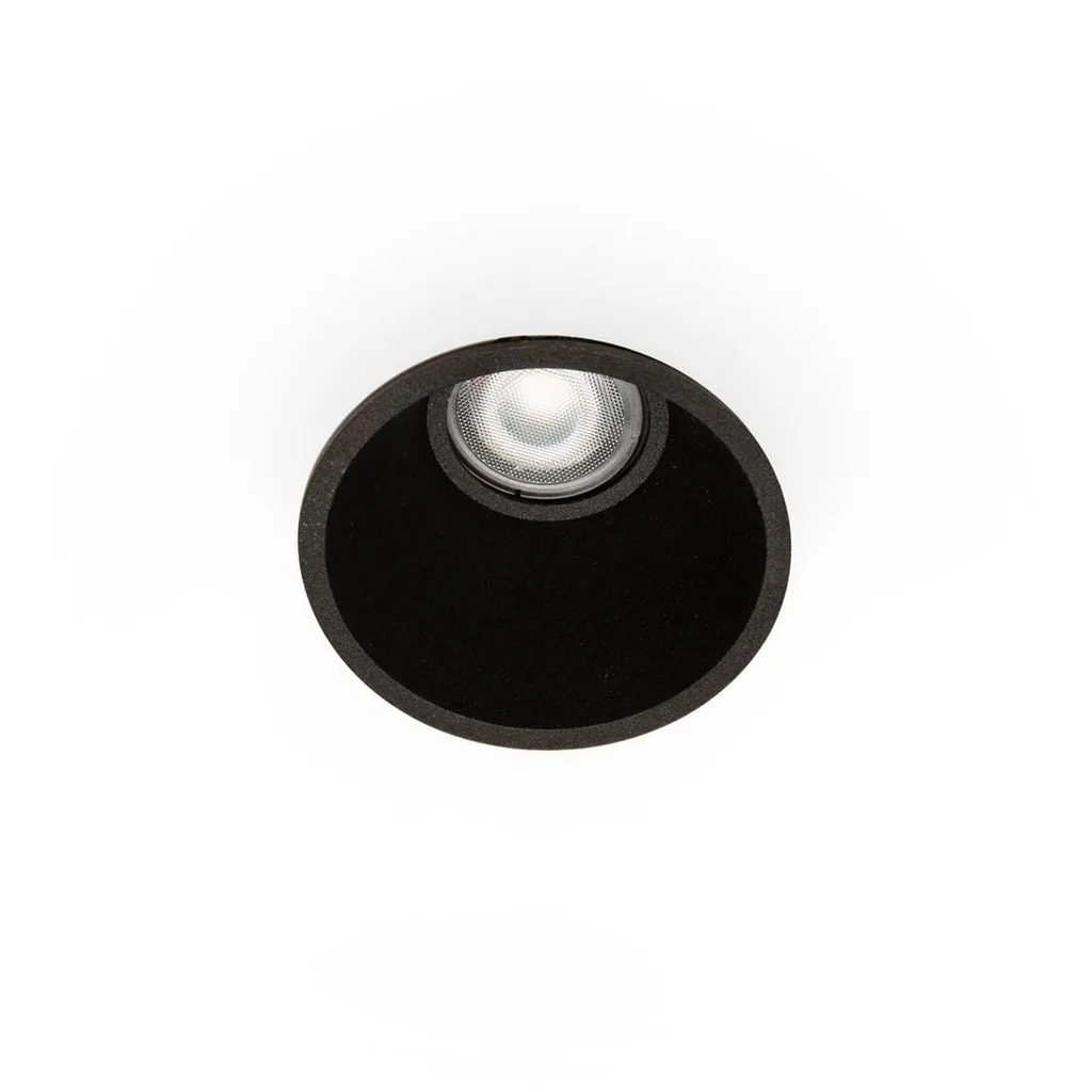 Luminaire Fresh IP44 GU10 230V Noir - Spot Étanche Haute Performance