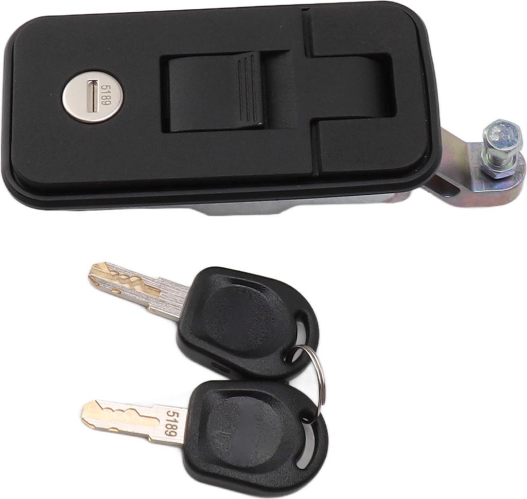 Kompressionsriegel, verstellbare Hebel-Handriegel mit 2 Schlüsseln, 9,4 x 4,6 cm, für Wohnmobil-Anhänger, Wohnmobile, Wohnwagen