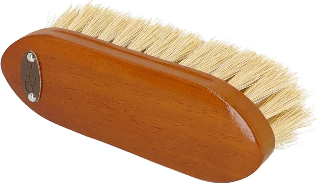 Set de brosses QHP Royal marron en poils synthétiques de qualité