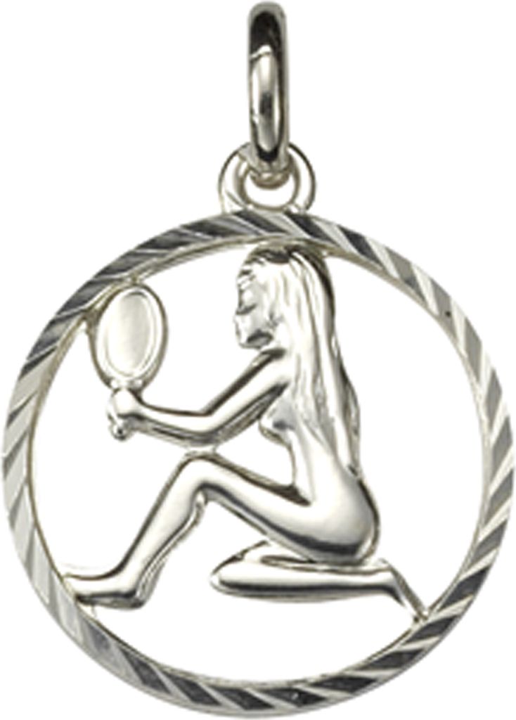 F Anhänger 925/- Sterling Silber 2,1cm weiß 371240541JU