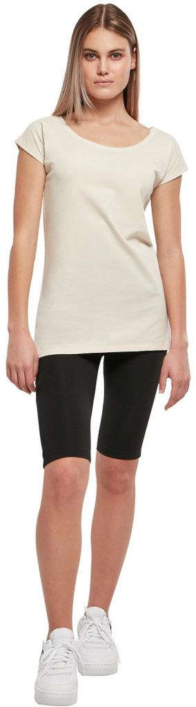 Build Your Brand Damen T-Shirt Ladies Wide Neck Tee Sand M Produktbild 