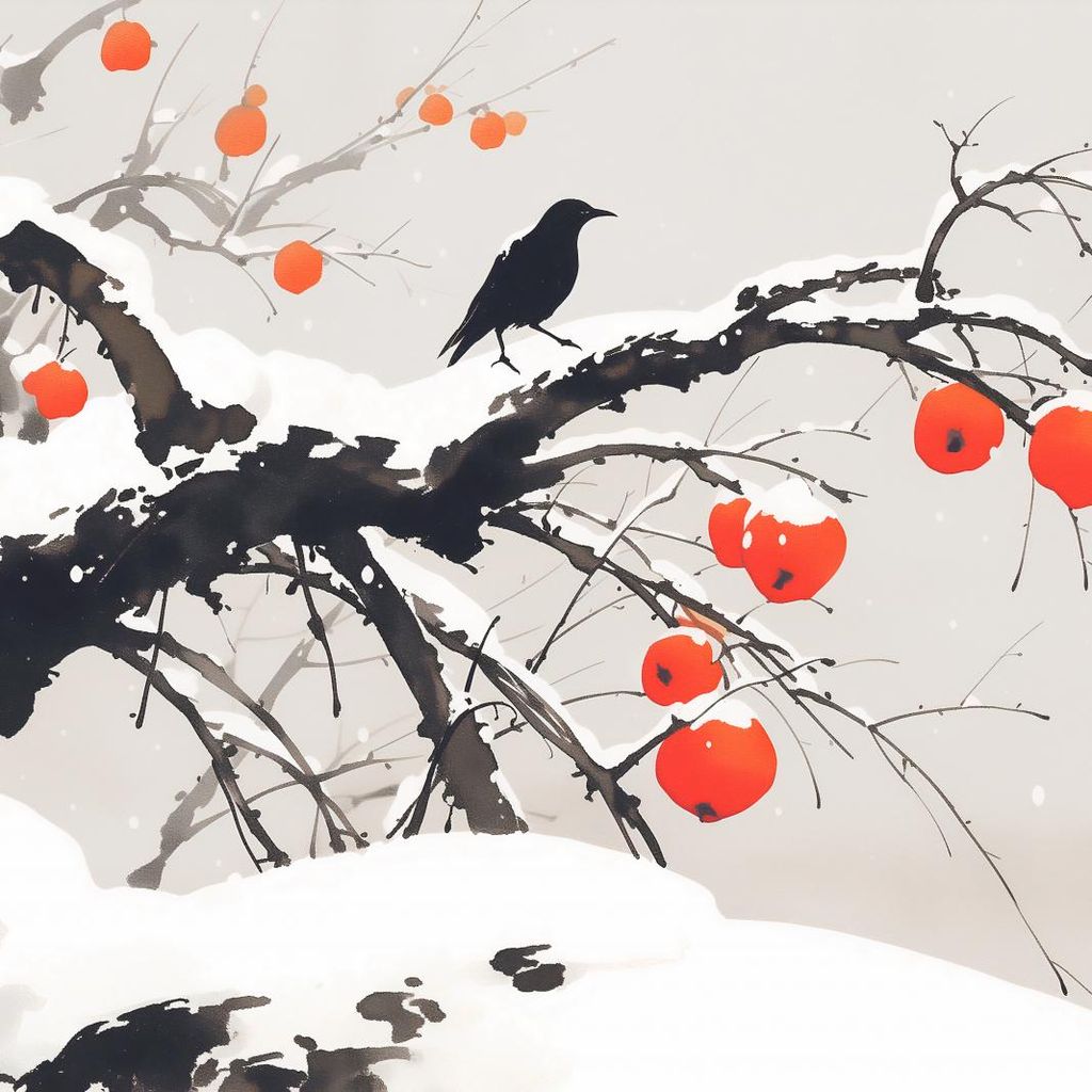 Plakat 20x20cm Östliche Aquarell