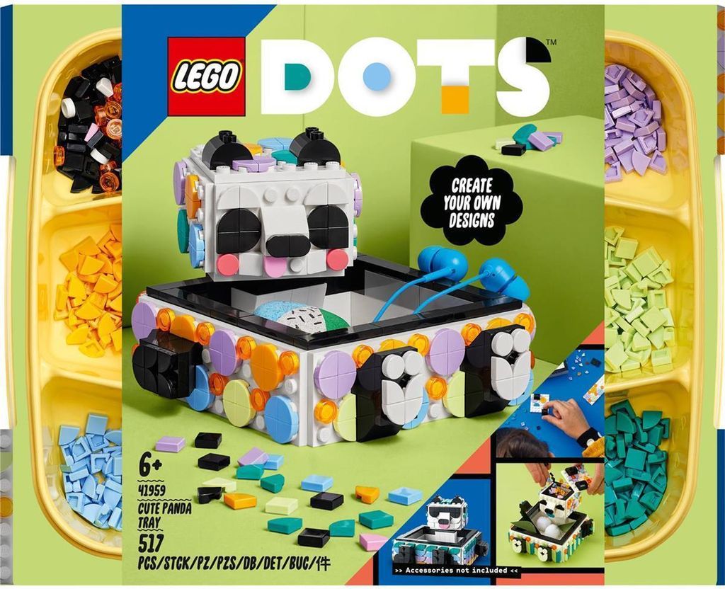 LEGO 41959 DOTS Panda Ablageschale, Bastelset für Produktbild 11