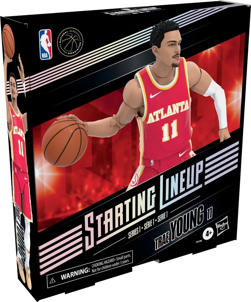 Figurine NBA Trae Young ultra détaillée en vinyle premium de 11cm