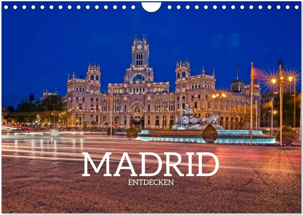 Madrid entdecken (Wandkalender 2026 DIN A4 quer), CALVENDO Monatskalender