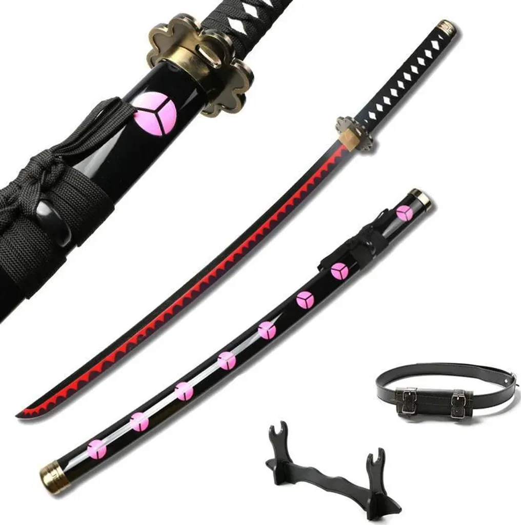 Sabre Katana Shusui Bambou - Épée de Cosplay non Tranchante sans Danger