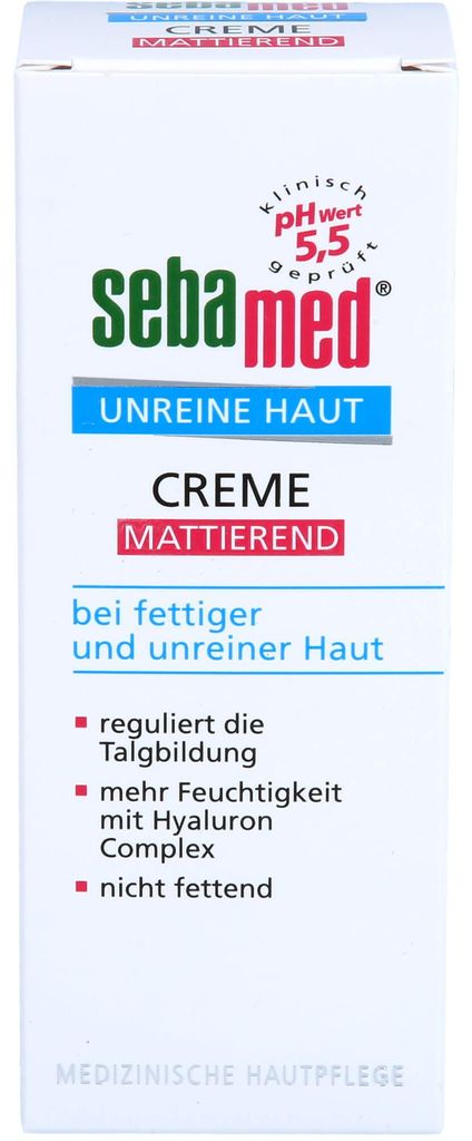 sebamed Unreine Haut mattierende Creme, 50 ml Creme Produktbild 