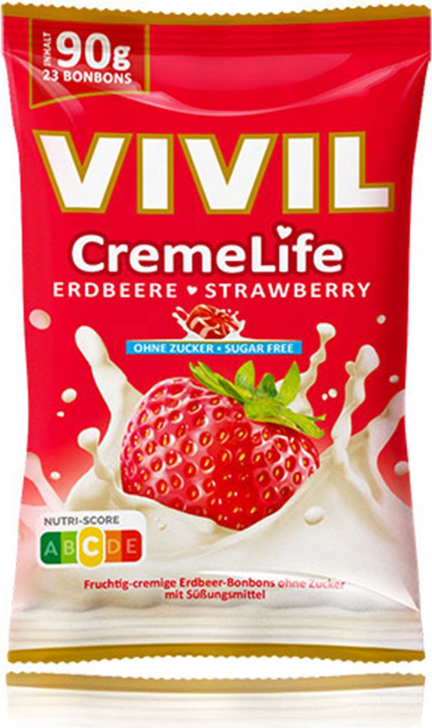 VIVIL Creme Life Erdbeere Sahnebonbons ohne | Kaufland.de