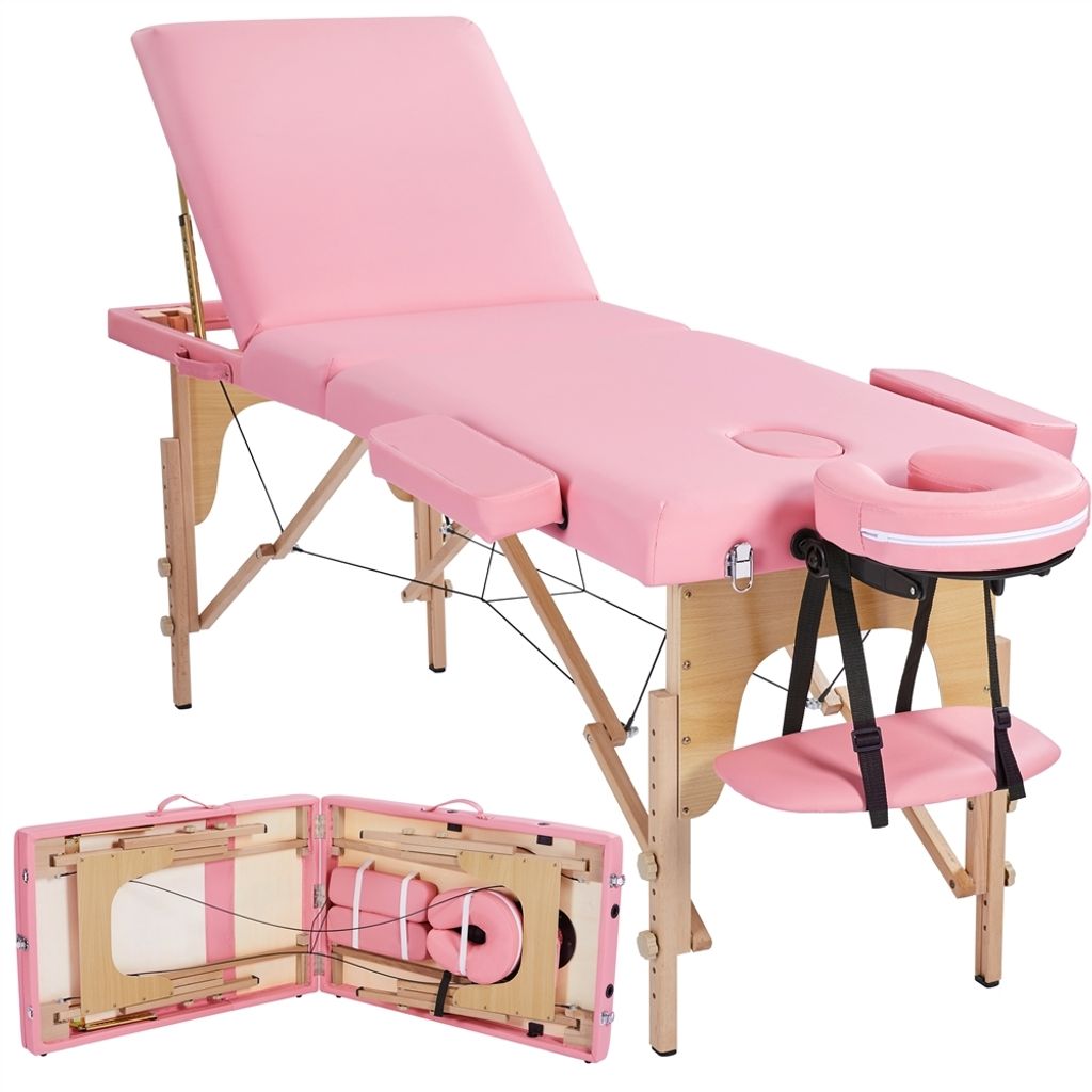 Yaheetech 3 Zonen Massageliege 213 x 80 cm, bis 250 kg, Produktbild 