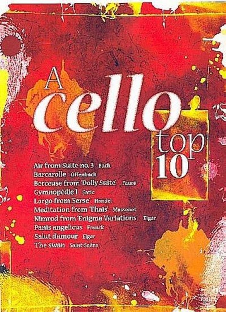 A Cello Top 10 for cello and piano