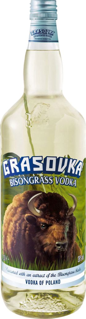 Grasovka Bison Vodka 1000ml 38% Vol.