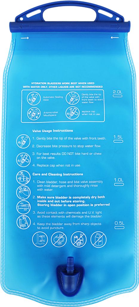Trinkrucksack Rucksack mit 2L Wasserblase Superleichte, Produktbild 10