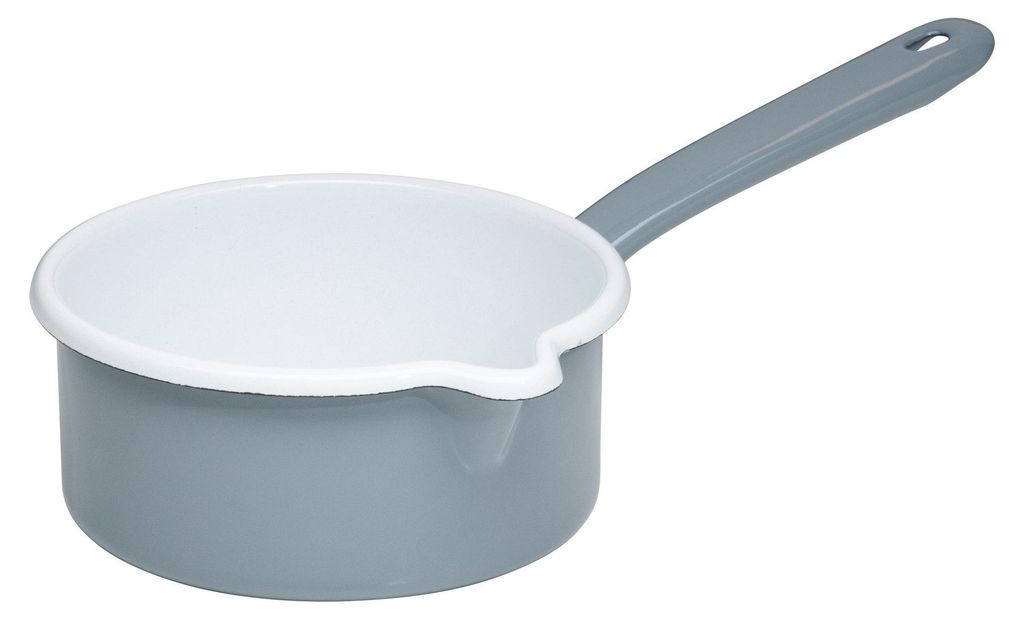 Rondel Riess Ø14cm 0,75 litra emaliowany Classis Pure Grey Zdjęcie produktu 
