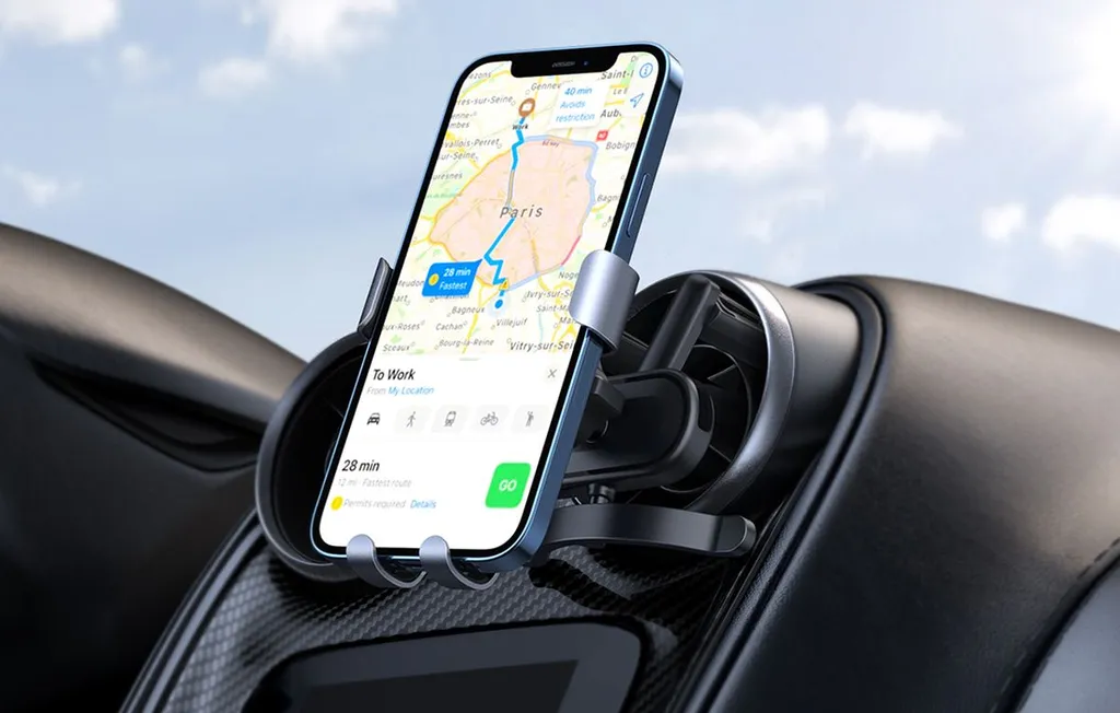 UGREEN Supporto Cellulare Auto Design Rotondo - Alluminio Premium - 4