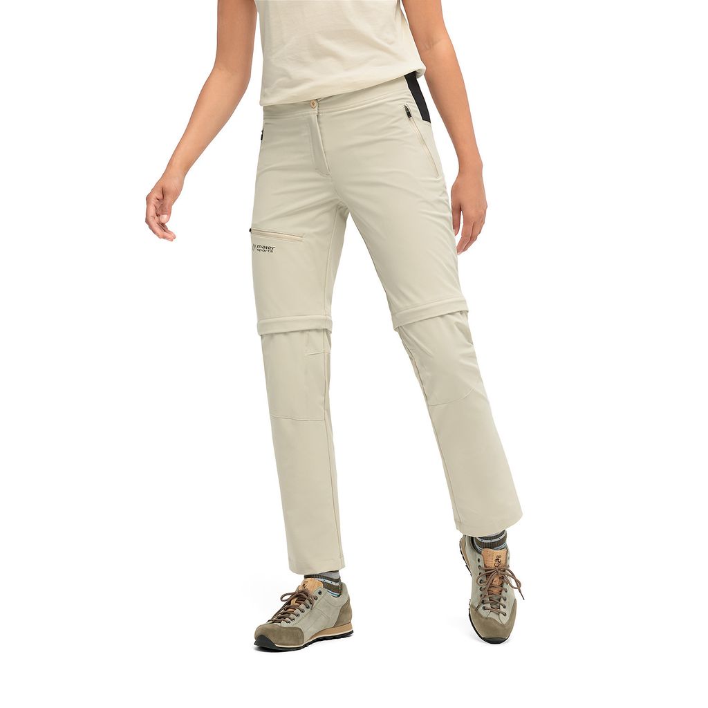 MAIER SPORTS Latit Zip Vario Da-Zip Off Hose el. brown rice brown rice 42