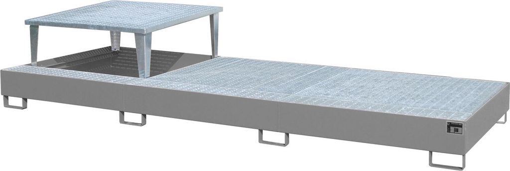 Bauer Auffangwanne AWA 31, lackiert, Mausgrau