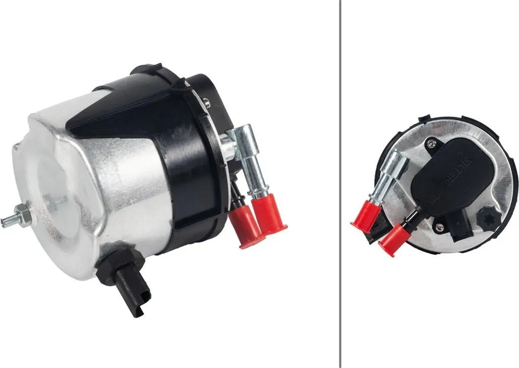 Filtre à carburant HELLA robuste Ø 103 mm pour moteur FORD C-MAX I II