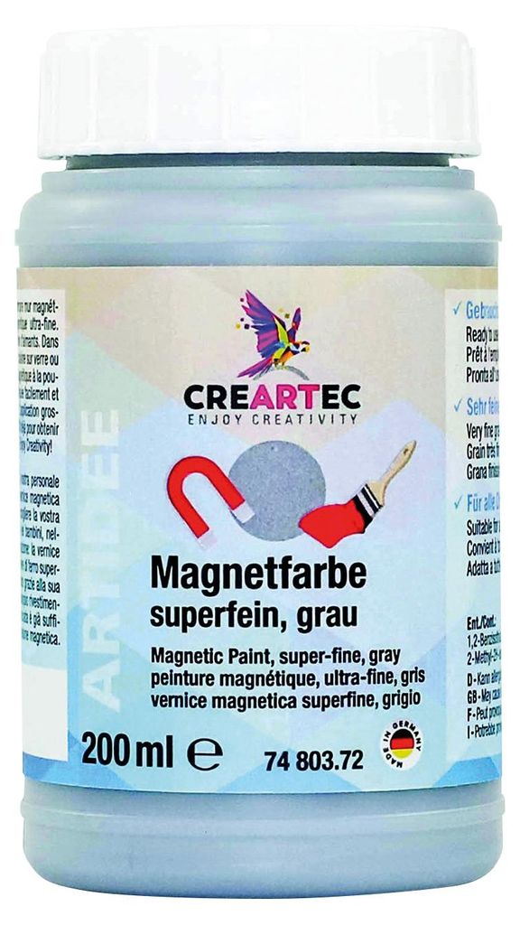 50,50 € / 1 l Magnetfarbe grau, 200ml Produktbild 