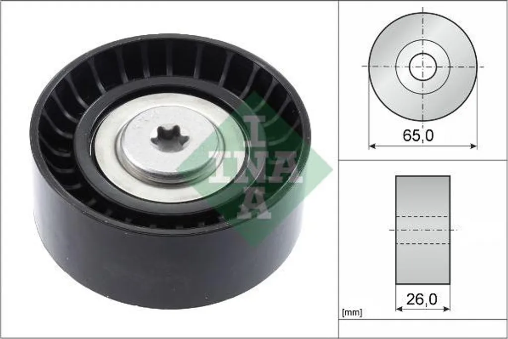 INA 532 0748 10 Rouleau de guidage courroie OE 11287649968 pour BMW F30