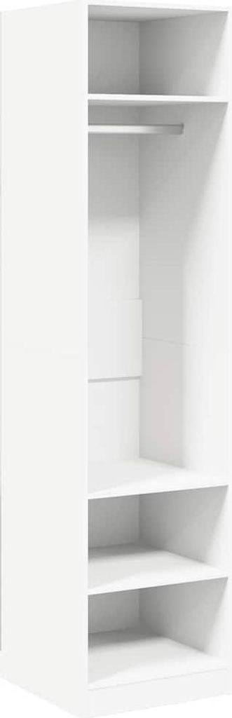 vidaXL Szafa biała 50x50x200 cm Materiał drewnopochodny Zdjęcie produktu 