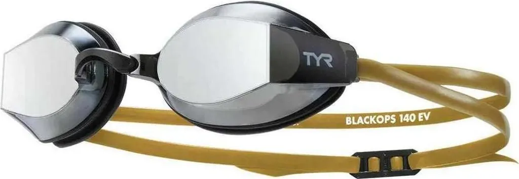 Tyr Black Ops 140 EV Racing Lunettes de Natation Miroir Or One Size