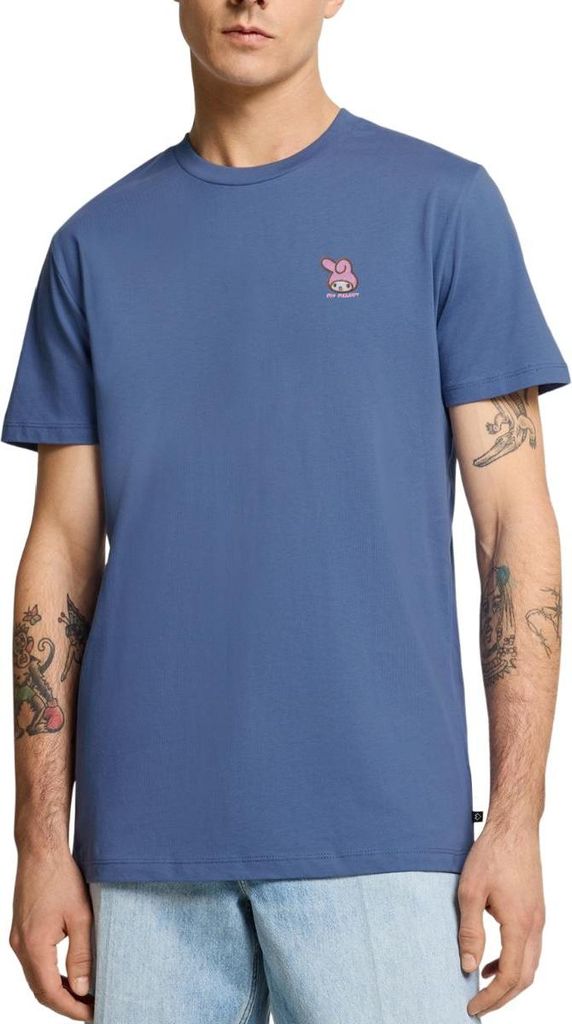 Spreadshirt My Melody Stick Portrait Männer Premium T-Shirt, 3XL, Taubenblau