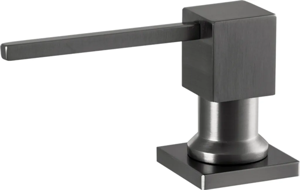 Distributeur de Savon pour Evier Granitan Design Carré Gris Anthracite