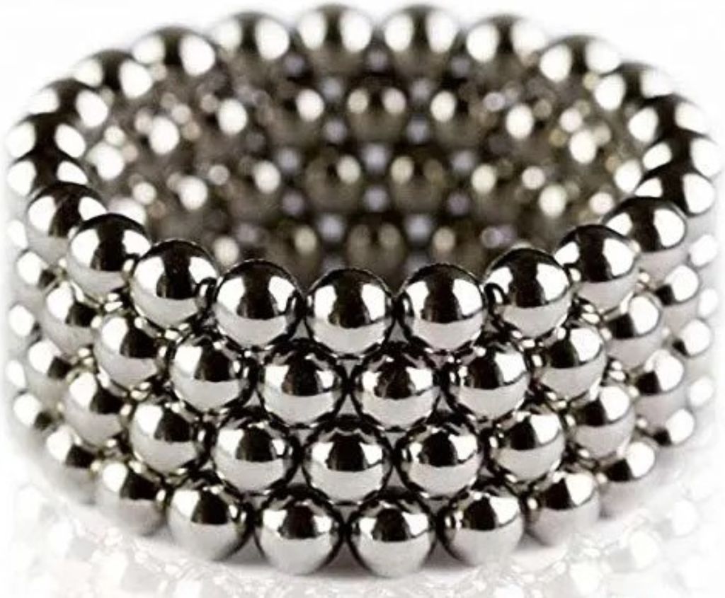 40 Stück Neodym Magnete 5 mm Kugel N42 Mini Magnete Starke Haftkraft