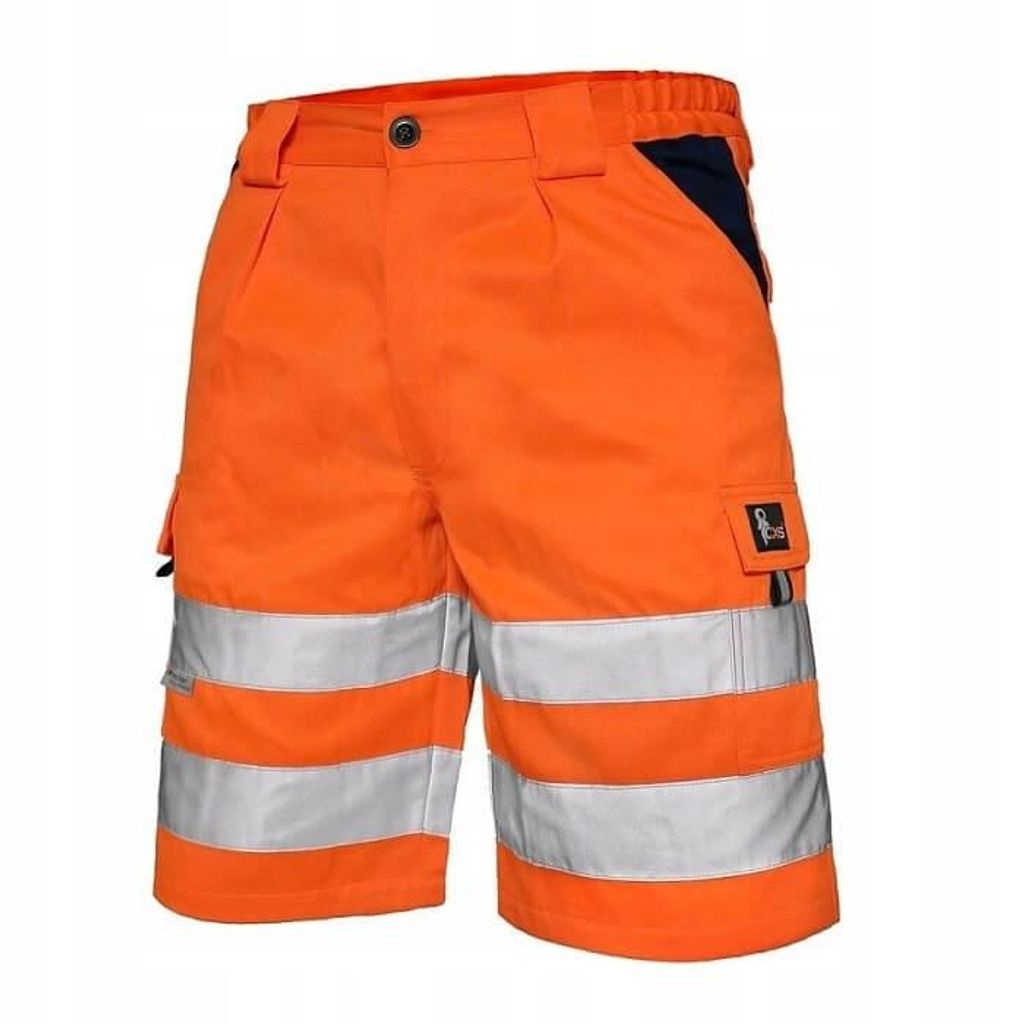 Fluoreszierende Warnarbeitsshorts CXS Norwich Neon Orange, 64